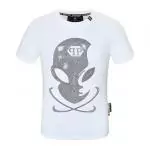 philipp plein t shirt pour homme new alien blanc